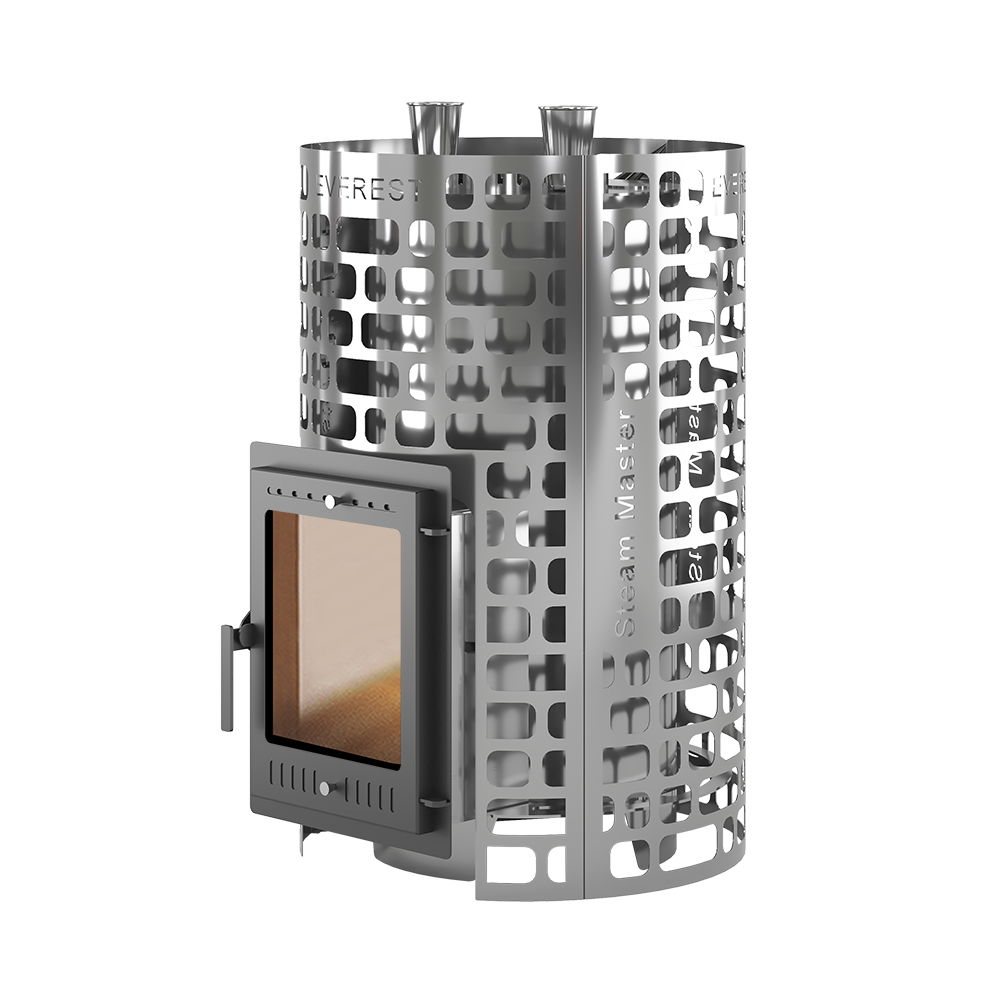 Печь для бани ВЕЗУВИЙ Эверест Steam Master 38 INOX (320M) без выноса